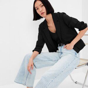 Gap Ponte Cropped Blazer
